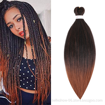 Hot sell braiding hair pre stretch 4